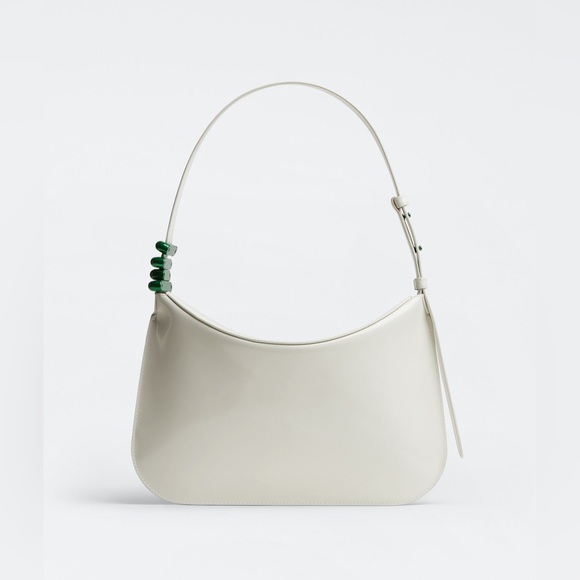 Bottega veneta white flap shoulder bag - Picture 9 of 12